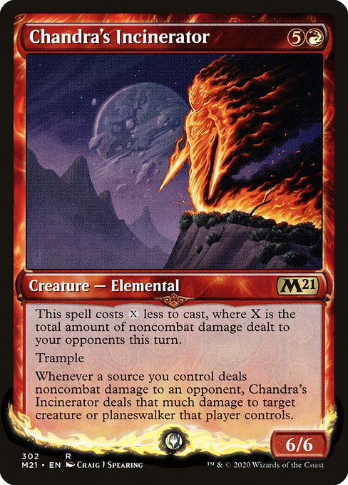 Chandra's Incinerator (Showcase) - Core Set 2021