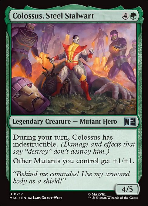 Colossus, Steel Stalwart (Foil) - Commander: Marvel Super Heroes