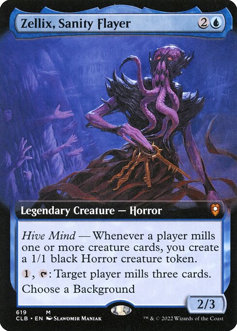 Zellix, Sanity Flayer (Extended Art) - Commander Legends: Battle for Baldur's Gate