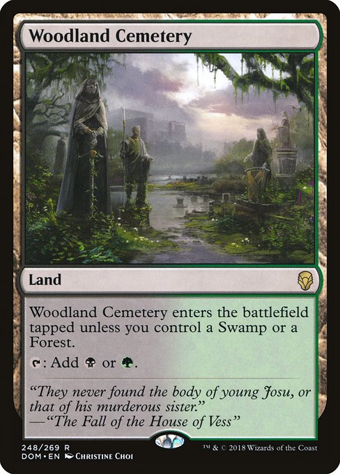 Woodland Cemetery (Foil) - Dominaria