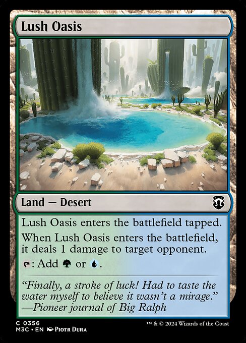 Lush Oasis (Foil) - Commander: Modern Horizons 3
