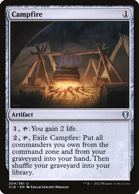 Campfire (Foil) - Commander Legends: Battle for Baldur's Gate