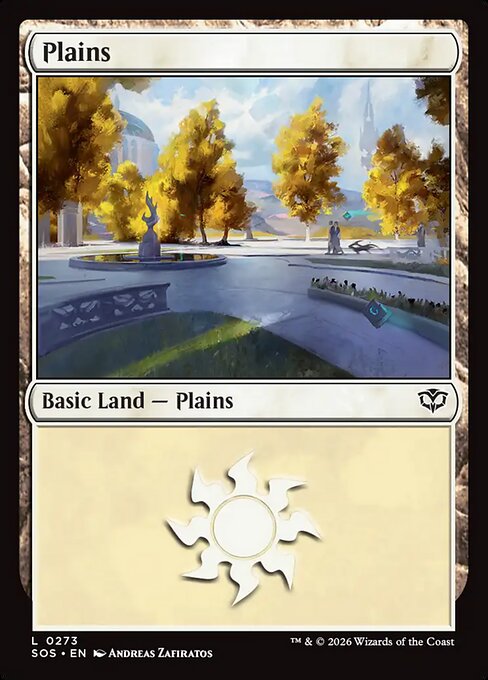 Plains (0273) (Foil) - Secrets of Strixhaven