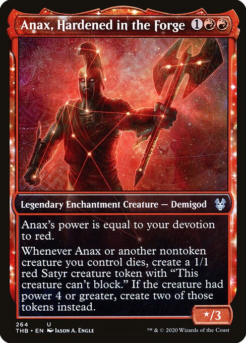 Anax, Hardened in the Forge (Showcase) - Theros Beyond Death