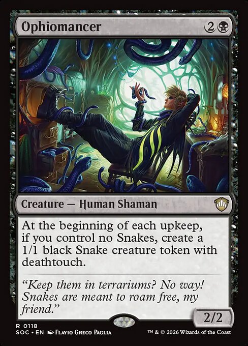 Ophiomancer - Commander: Secrets of Strixhaven