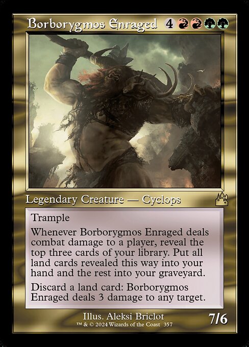 Borborygmos Enraged (Retro Frame) - Ravnica Remastered