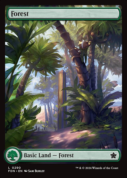 Forest (0290) (Foil) - Foundations
