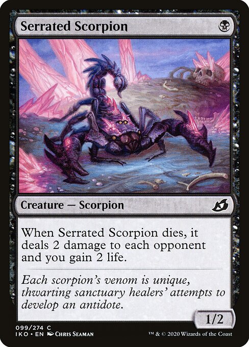 Serrated Scorpion (Foil) - Ikoria: Lair of Behemoths