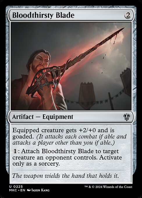 Bloodthirsty Blade - Commander: Murders at Karlov Manor