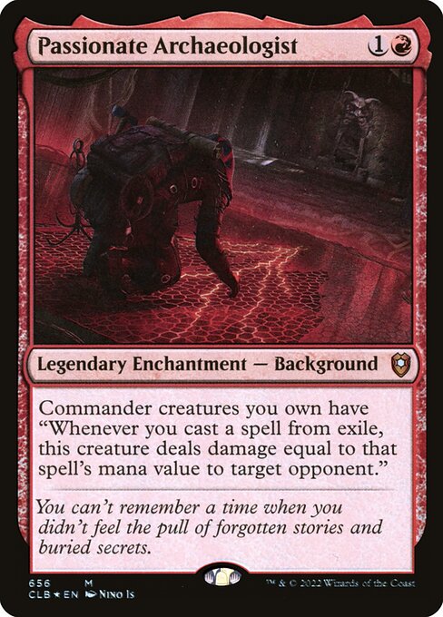 Passionate Archaeologist (Foil) - Commander Legends: Battle for Baldur's Gate