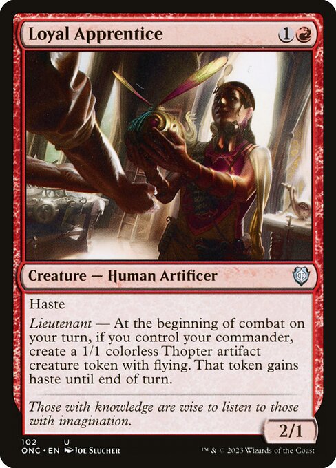 Loyal Apprentice - Commander: Phyrexia: All Will Be One