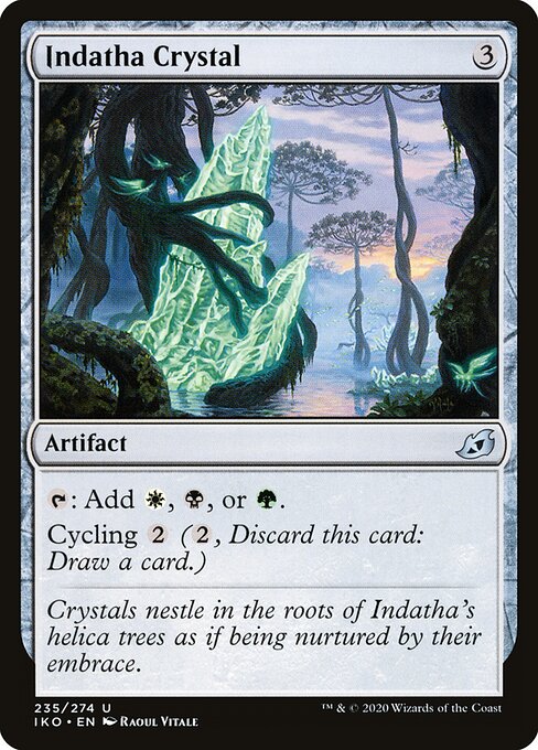Indatha Crystal (Foil) - Ikoria: Lair of Behemoths