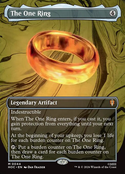 The One Ring (Borderless) - The Hobbit: Eternal-Legal