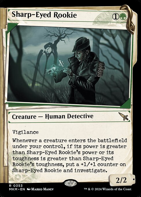 Sharp-Eyed Rookie (Showcase) (Foil) - Murders at Karlov Manor