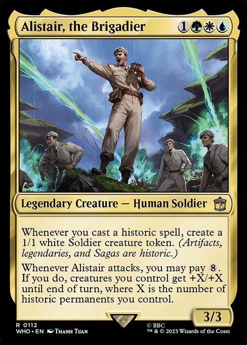Alistair, the Brigadier - Universes Beyond: Doctor Who