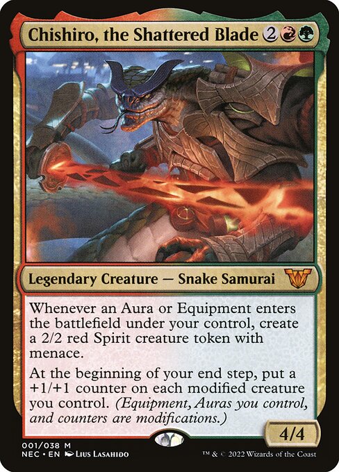 Chishiro, the Shattered Blade - Commander: Kamigawa: Neon Dynasty