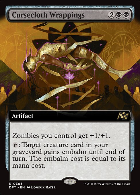Cursecloth Wrappings (Extended Art) - Aetherdrift