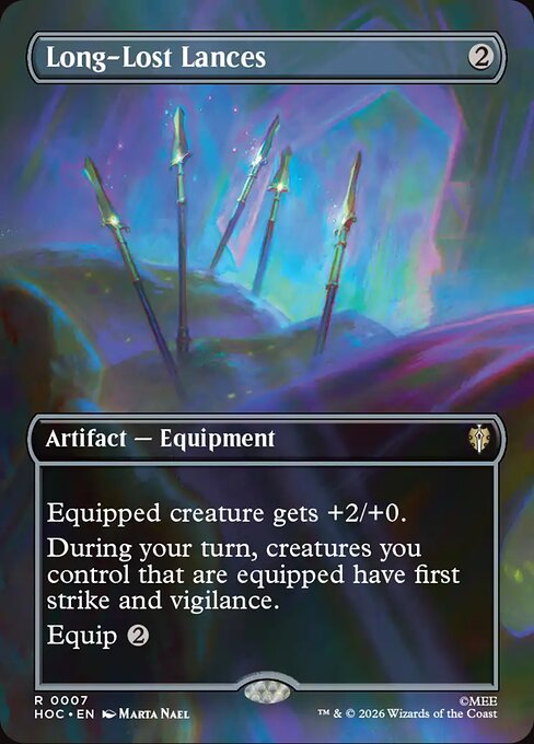 Long-Lost Lances (Borderless) (Foil) - The Hobbit: Eternal-Legal