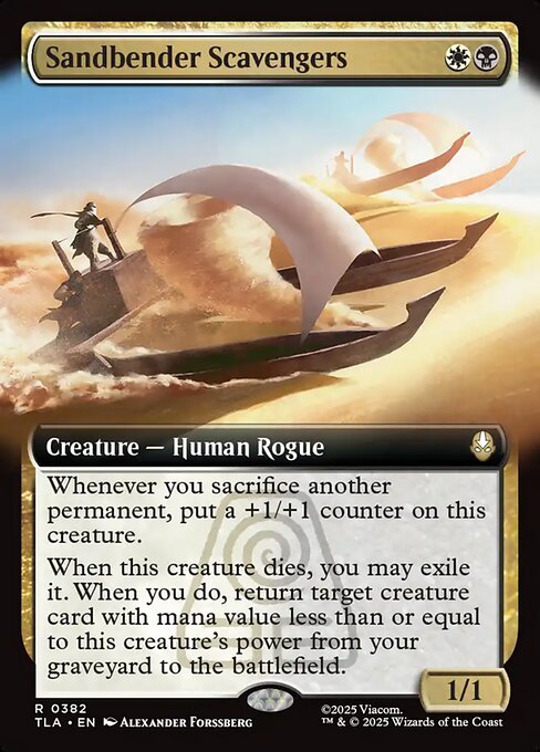 Sandbender Scavengers (Extended Art) (Foil) - Avatar: The Last Airbender