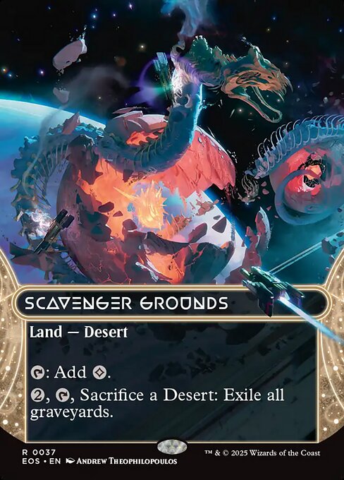 Scavenger Grounds (0037) (Borderless) - Edge of Eternities: Stellar Sights