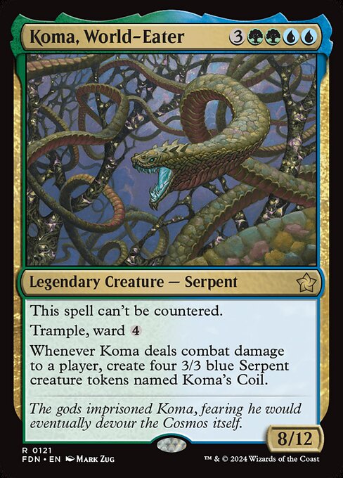 Koma, World-Eater (Foil) - Foundations