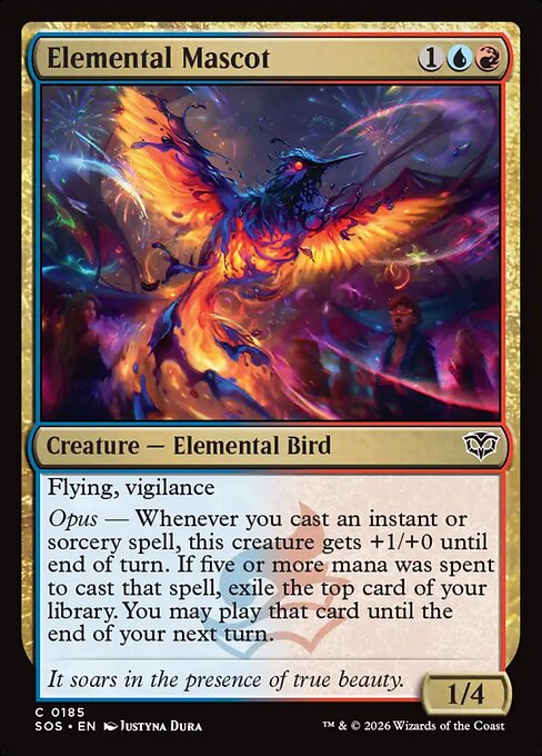Elemental Mascot (Foil) - Secrets of Strixhaven