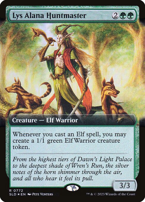 Lys Alana Huntmaster (Extended Art) (Foil) - Secret Lair Drop Series