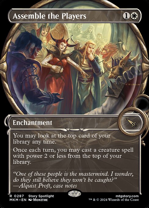 Assemble the Players (Showcase) (Foil) - Murders at Karlov Manor