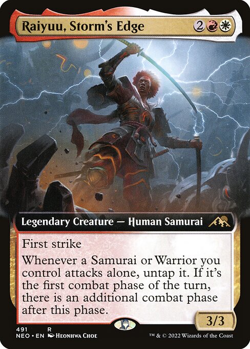 Raiyuu, Storm's Edge (Extended Art) - Kamigawa: Neon Dynasty
