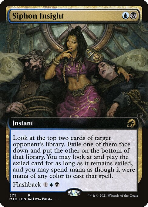 Siphon Insight (Extended Art) - Innistrad: Midnight Hunt