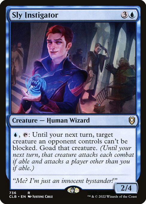 Sly Instigator - Commander Legends: Battle for Baldur's Gate