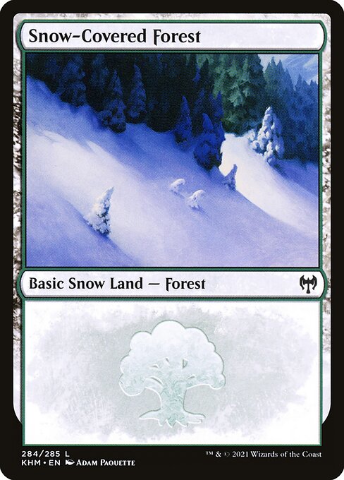 Snow-Covered Forest (284) (Foil) - Kaldheim
