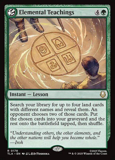 Elemental Teachings (Foil) - Avatar: The Last Airbender