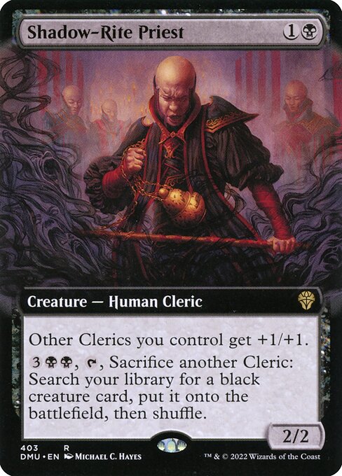Shadow-Rite Priest (Extended Art) - Dominaria United