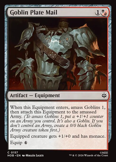 Goblin Plate Mail (Foil) - The Hobbit