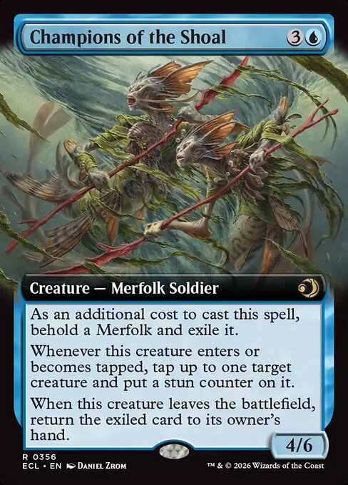 Champions of the Shoal (Extended Art) - Lorwyn Eclipsed