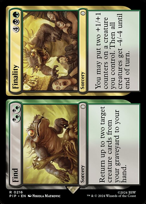 Find // Finality (Foil) - Universes Beyond: Fallout