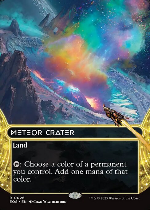 Meteor Crater (0026) (Borderless) - Edge of Eternities: Stellar Sights