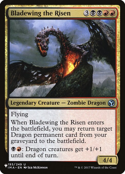 Bladewing the Risen - The List Reprints
