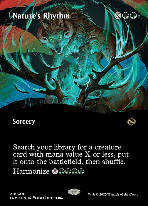 Nature's Rhythm (Borderless) - Tarkir: Dragonstorm