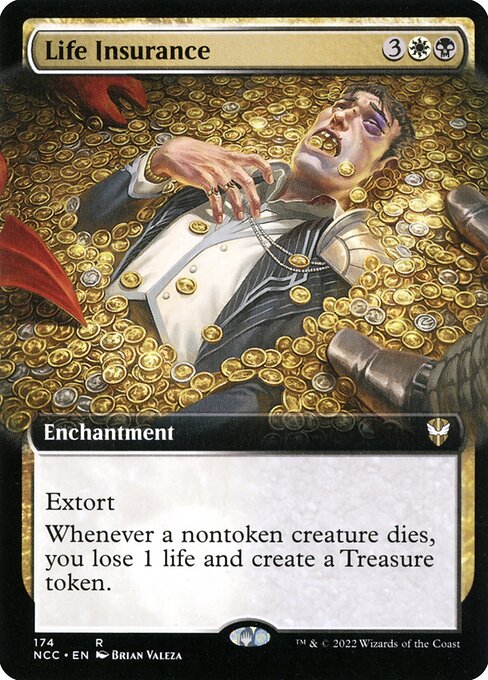Life Insurance (Extended Art) - Commander: Streets of New Capenna