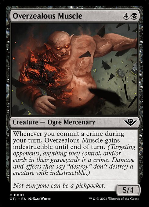 Overzealous Muscle - Outlaws of Thunder Junction
