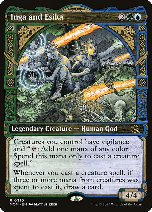 Inga and Esika (Showcase) (Foil) - March of the Machine