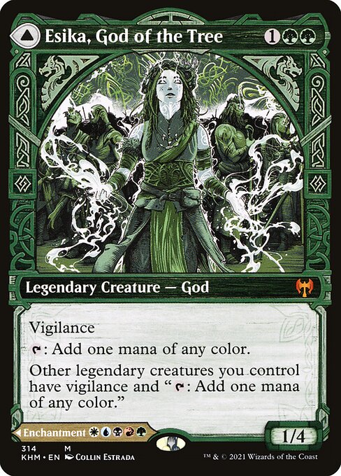 Esika, God of the Tree (Showcase) (Foil) - Kaldheim
