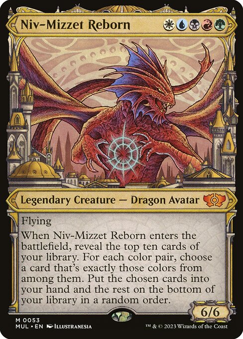 Niv-Mizzet Reborn (Foil) - March of the Machine: Multiverse Legends