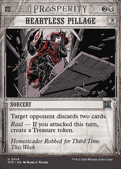 Heartless Pillage - Outlaws of Thunder Junction: Breaking News