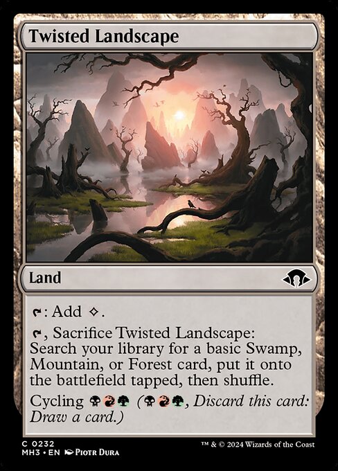 Twisted Landscape (Foil) - Modern Horizons 3