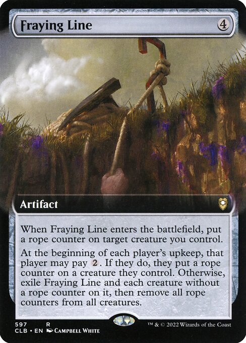 Fraying Line (Extended Art) - Commander Legends: Battle for Baldur's Gate