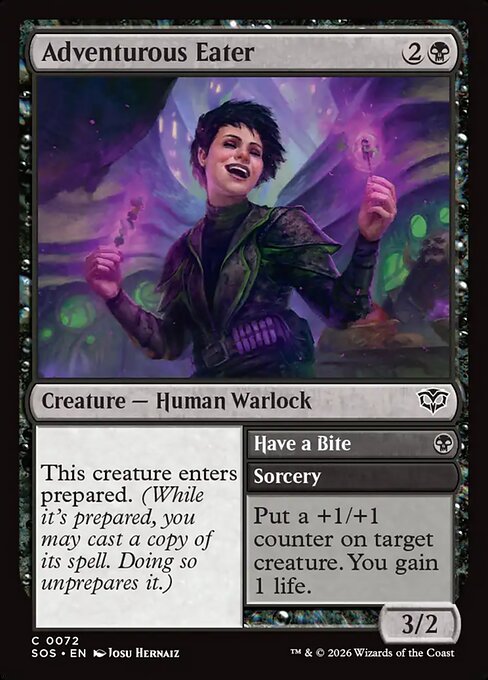 Adventurous Eater (Foil) - Secrets of Strixhaven