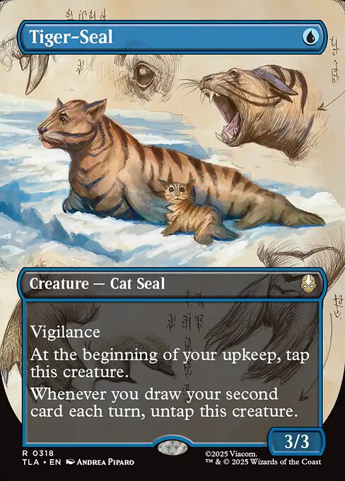 Tiger-Seal (Borderless) (Foil) - Avatar: The Last Airbender